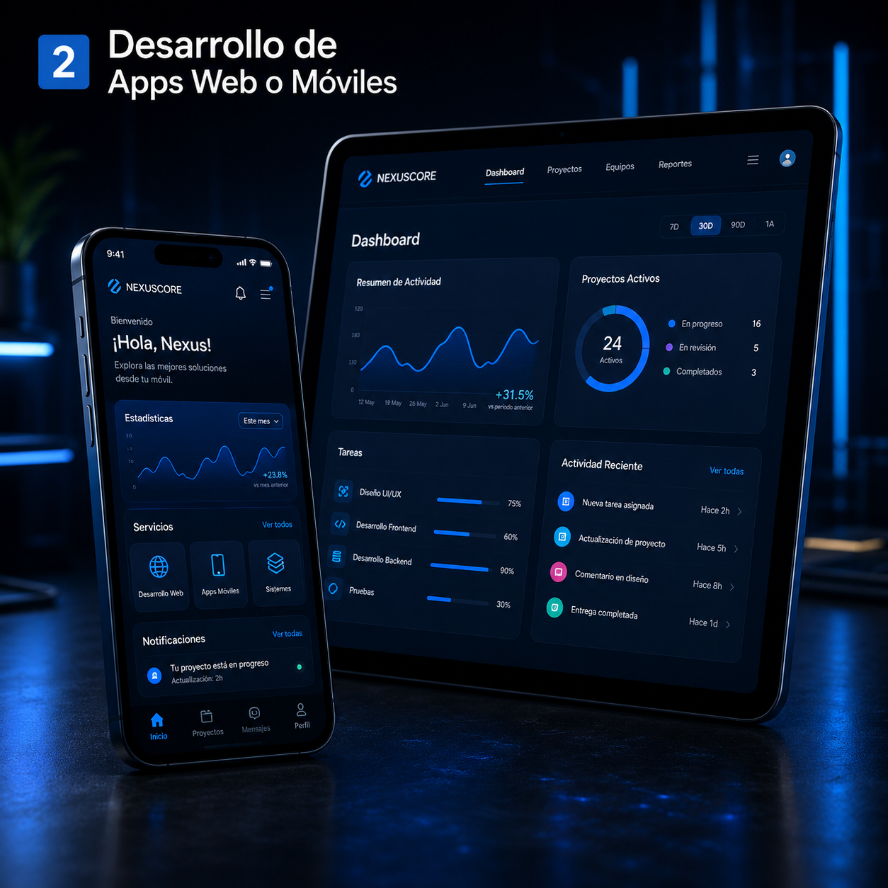 Desarrollo de Apps Web o Móviles